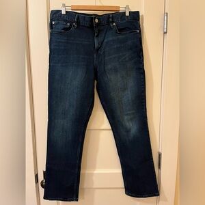 👖Banana Republic Men’s Dark Rinse Jeans | 35x30 | Slim Fit